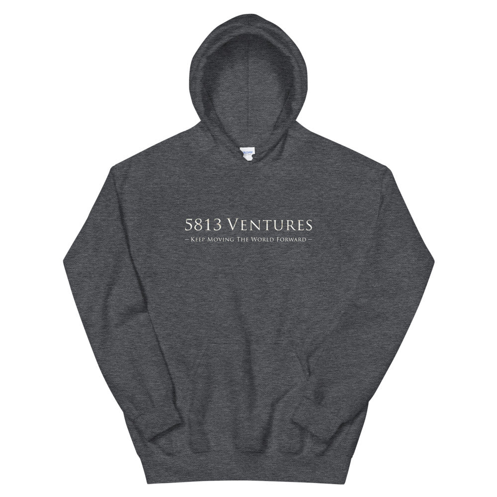 5813 Ventures Logo In Pearl on Unisex Heavy Blend Hoodie