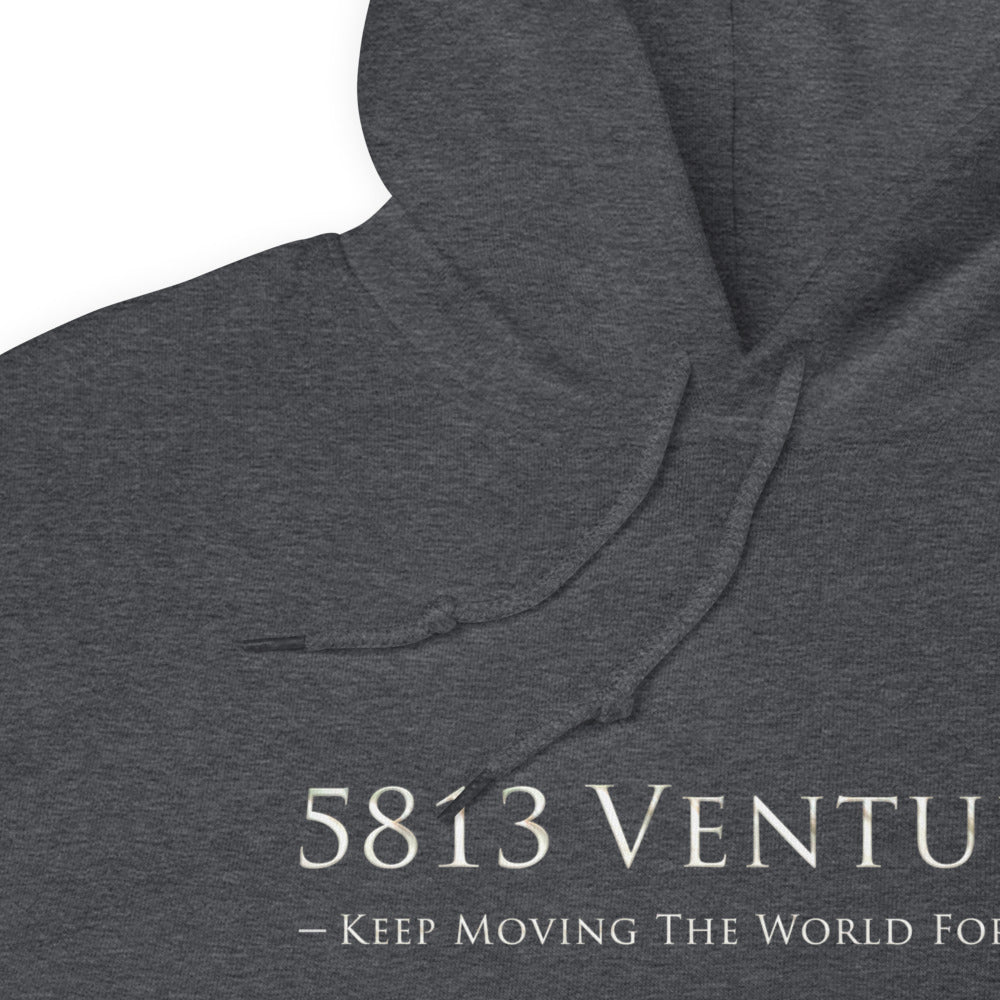 5813 Ventures Logo In Pearl on Unisex Heavy Blend Hoodie