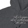 Walk With A Purpose Haiku With Dragonfly on Unisex Heavy Blend Hoodie