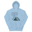 Dream Bigger Haiku With Mountains on Unisex Heavy Blend Hoodie