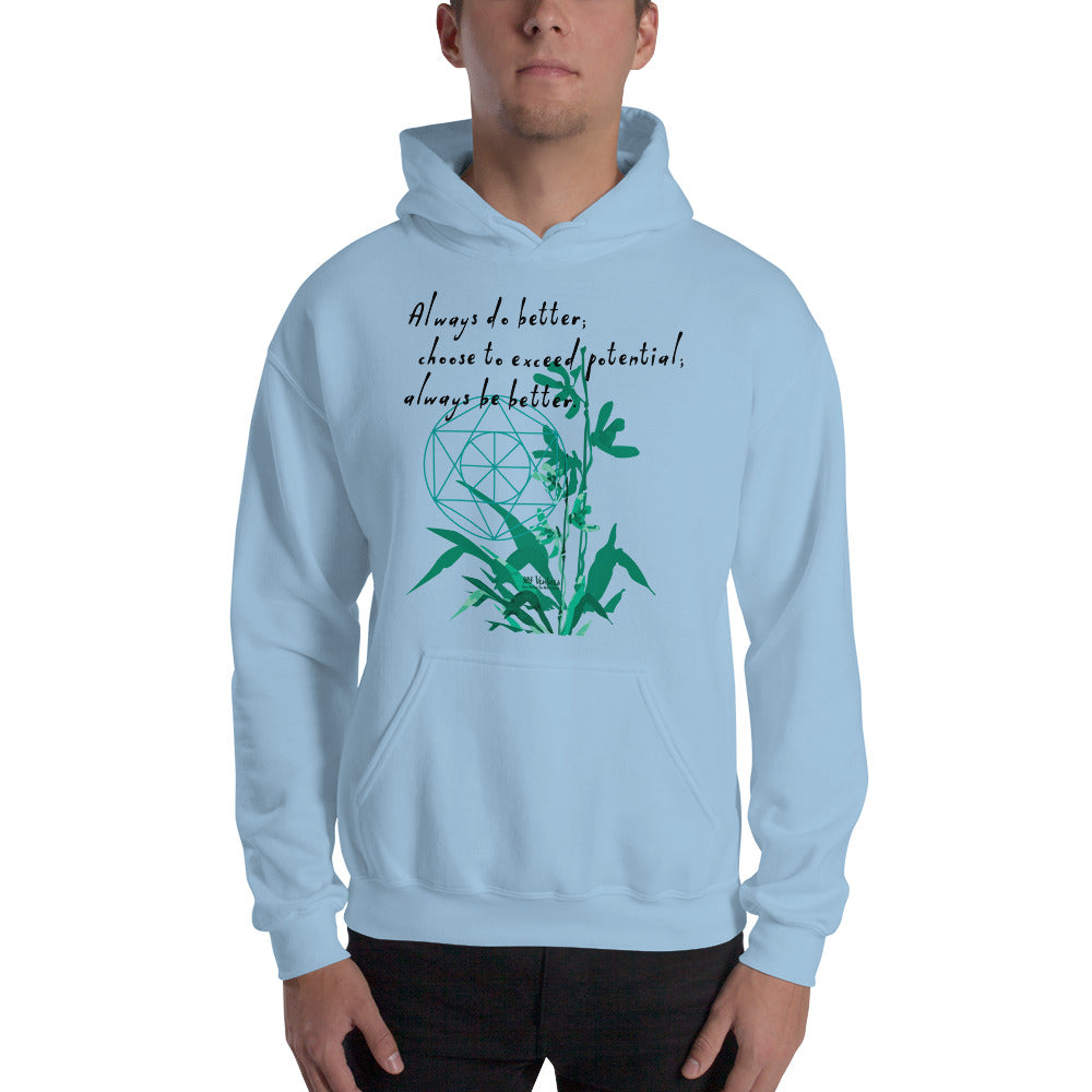 Always Better Haiku With Lilies on Unisex Heavy Blend Hoodie