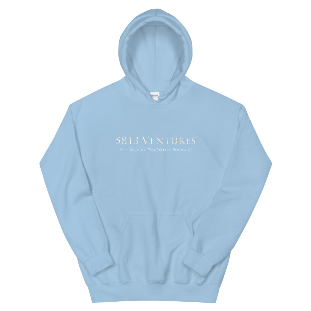 5813 Ventures Logo In Pearl on Unisex Heavy Blend Hoodie