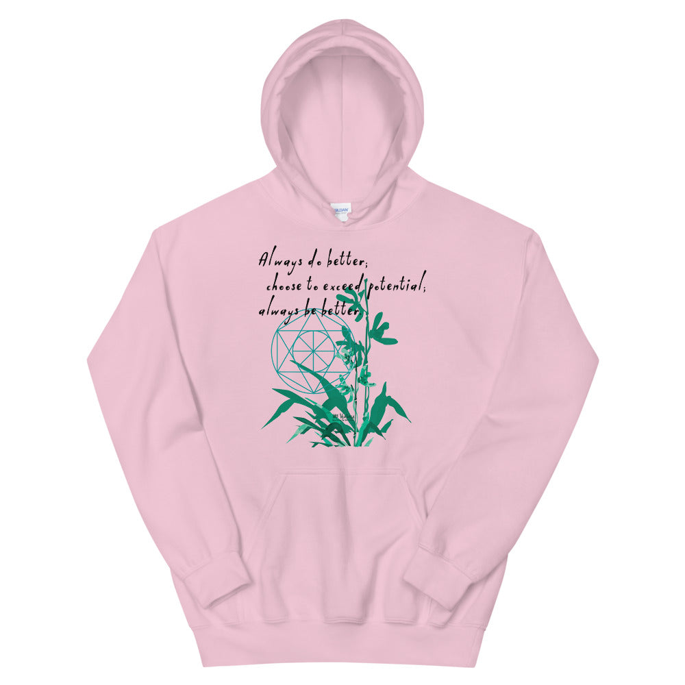 Always Better Haiku With Lilies on Unisex Heavy Blend Hoodie