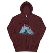 Dream Bigger Haiku With Mountains on Unisex Heavy Blend Hoodie