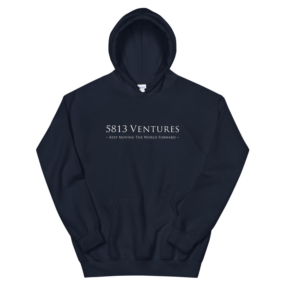 5813 Ventures Logo In Pearl on Unisex Heavy Blend Hoodie