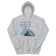 Dream Bigger Haiku With Mountains on Unisex Heavy Blend Hoodie