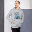 Dream Bigger Haiku With Mountains on Unisex Heavy Blend Hoodie