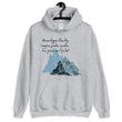 Dream Bigger Haiku With Mountains on Unisex Heavy Blend Hoodie