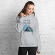 Dream Bigger Haiku With Mountains on Unisex Heavy Blend Hoodie