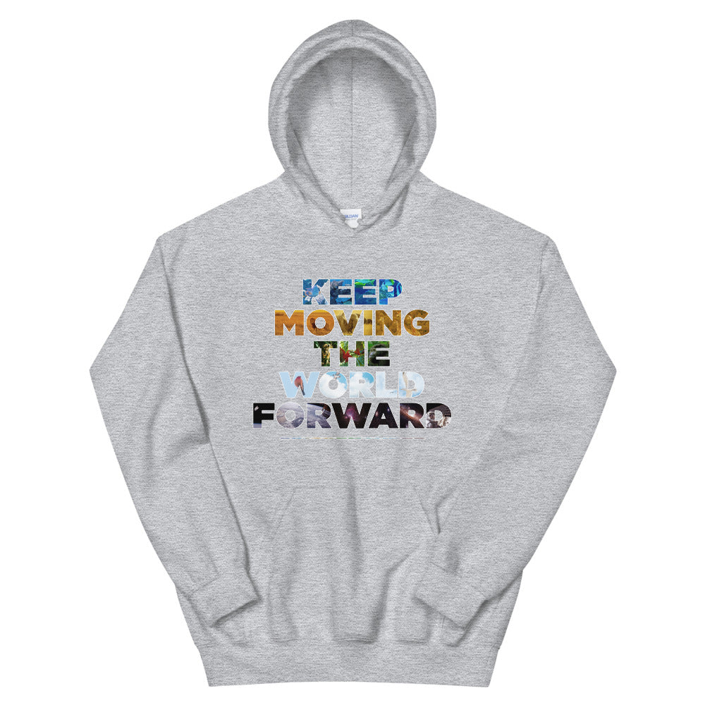 Environmental Causes Keep Moving The World Forward on Unisex Heavy Blend Hoodie