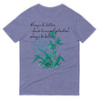 Always Better Haiku With Lilies on Men's Short-Sleeve T-Shirt