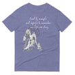 Lead By Example Haiku With Mountain Shrines on Men's Short-Sleeve T-Shirt