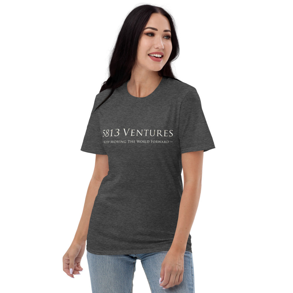 5813 Ventures Logo In Pearl on Men's Short-Sleeve T-Shirt