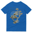 Matsuo Basho Haiku With Bonsai on Men's Short-Sleeve T-Shirt