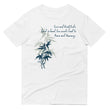 Love Gratitude Peace Harmony Haiku With Bamboo on Men's Short-Sleeve T-Shirt