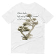 Matsuo Basho Haiku With Bonsai on Men's Short-Sleeve T-Shirt