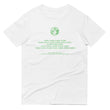 Binary Instructions To Keep Moving The World Forward With Vitruvian Earth In Green on Men's Short-Sleeve T-Shirt