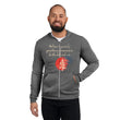 Believe To Win Haiku With Sun Tree on Unisex Lightweight Zip Hoodie