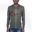 Life Is An Encore Haiku With Wren on Unisex Lightweight Zip Hoodie