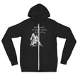 Lead By Example Haiku With Mountain Shrines on Unisex Lightweight Zip Hoodie