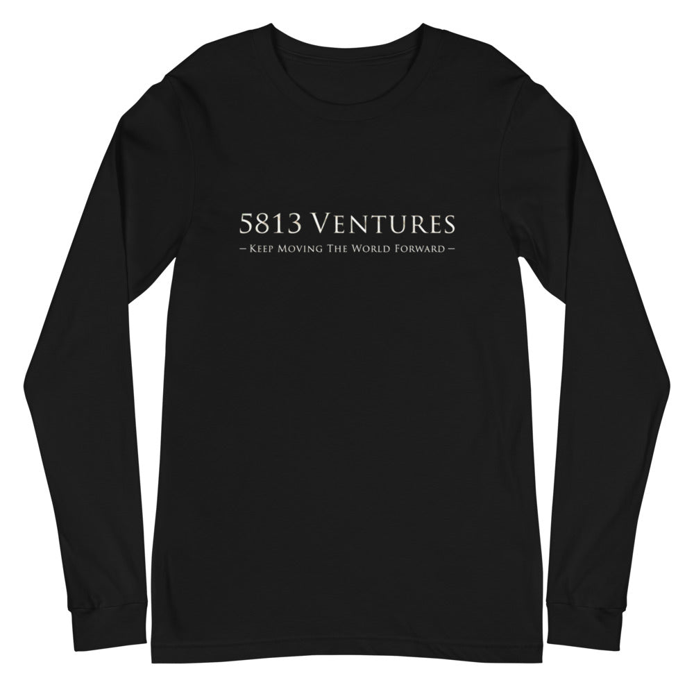 5813 Ventures Logo In Pearl on Unisex Long Sleeve T-Shirt