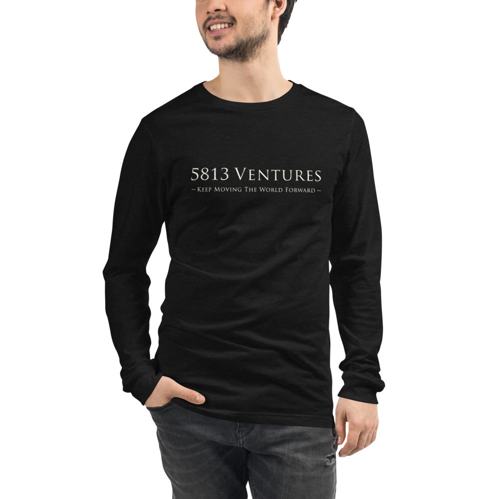 5813 Ventures Logo In Pearl on Unisex Long Sleeve T-Shirt