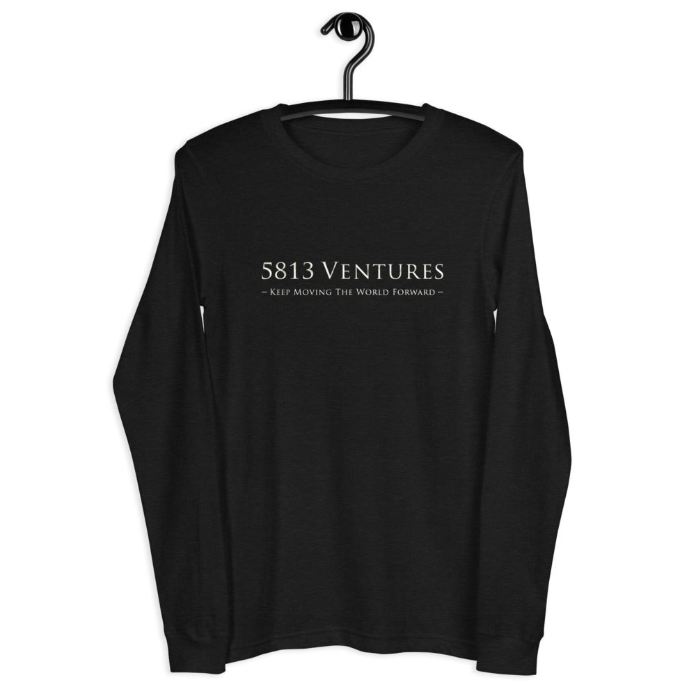 5813 Ventures Logo In Pearl on Unisex Long Sleeve T-Shirt