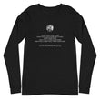 Binary Instructions To Keep Moving The World Forward With Venusian Earth In White on Unisex Long Sleeve T-Shirt