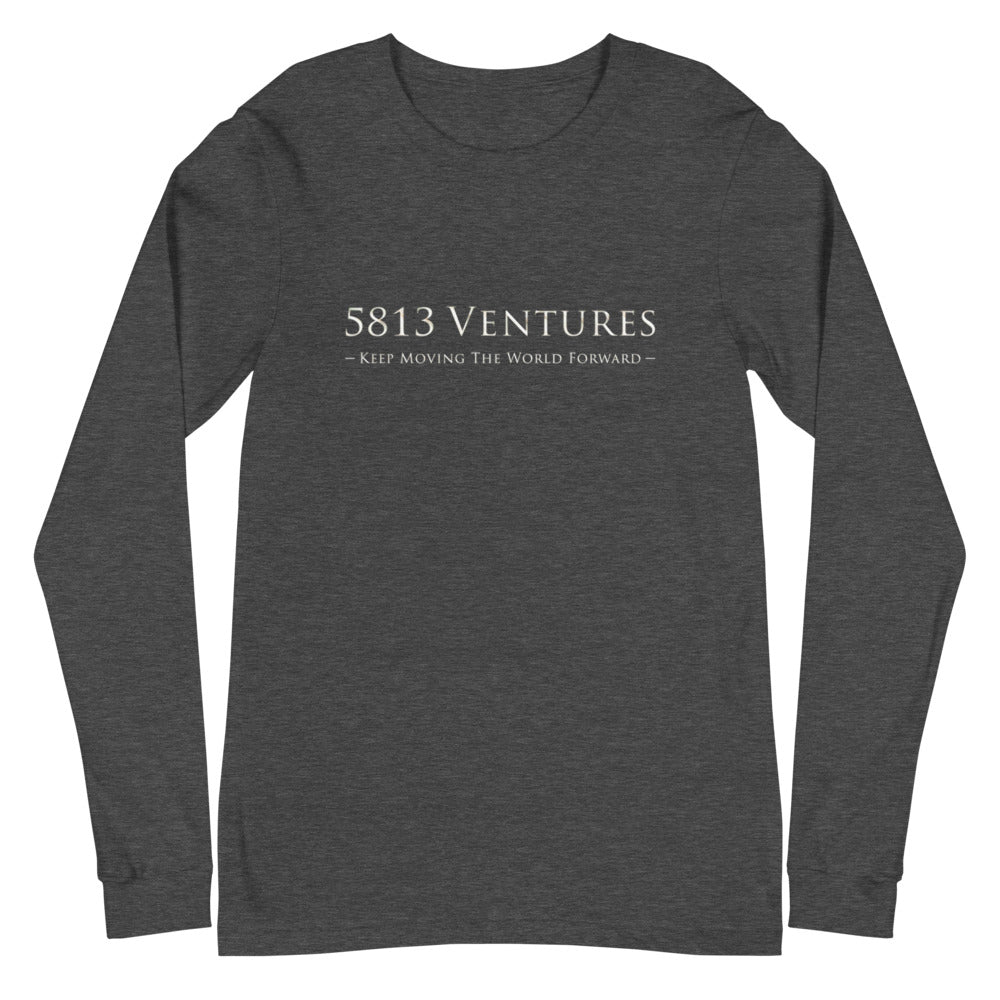 5813 Ventures Logo In Pearl on Unisex Long Sleeve T-Shirt