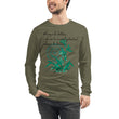 Always Better Haiku With Lilies on Unisex Long Sleeve T-Shirt