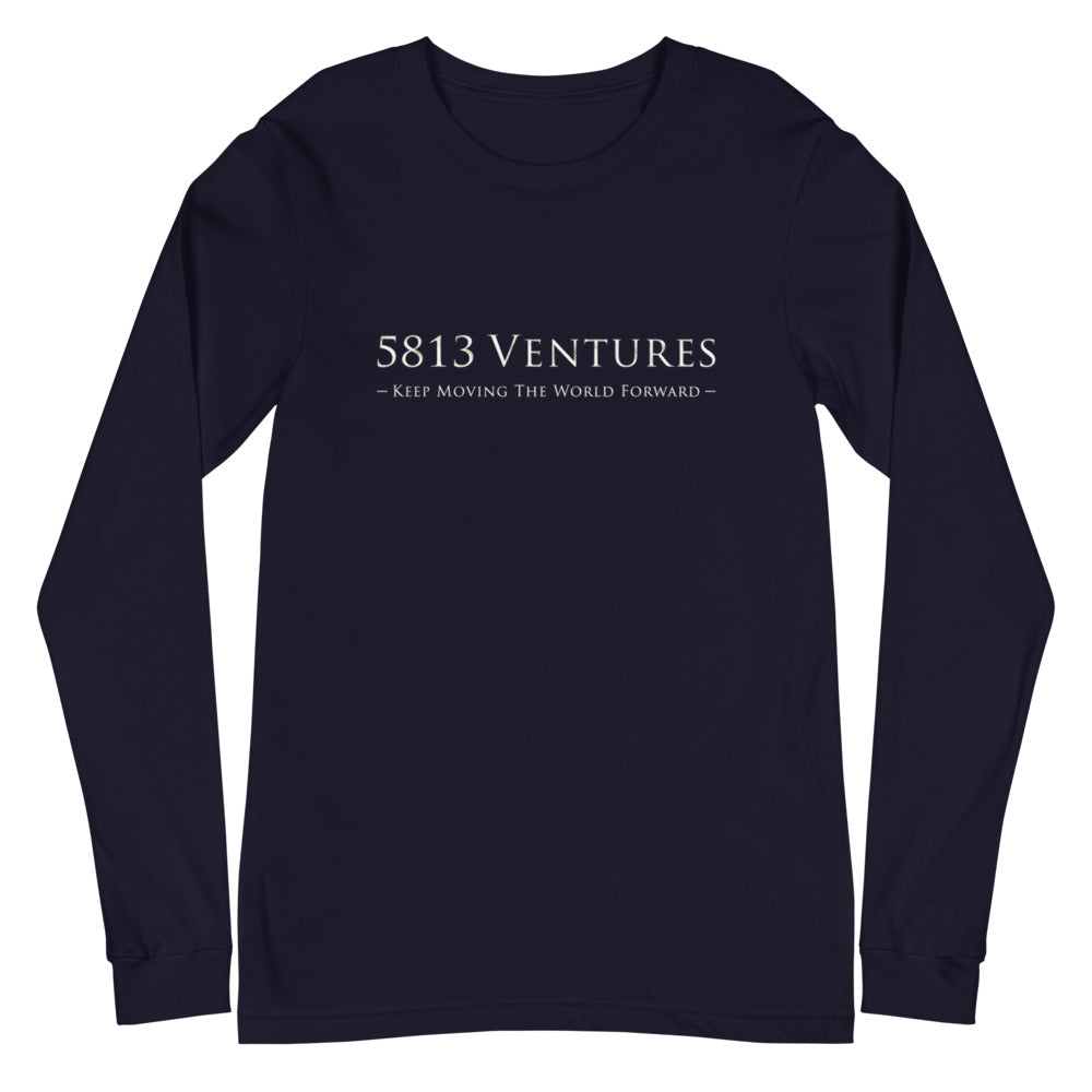 5813 Ventures Logo In Pearl on Unisex Long Sleeve T-Shirt