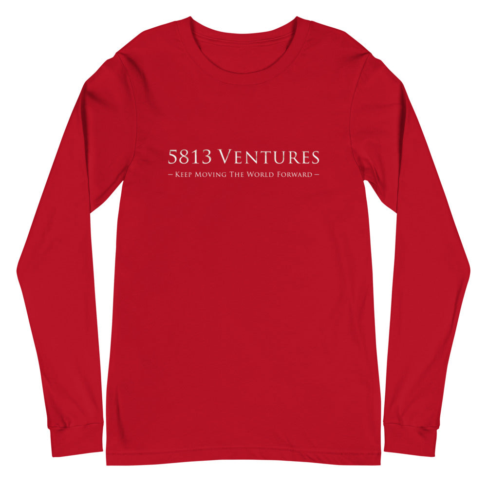 5813 Ventures Logo In Pearl on Unisex Long Sleeve T-Shirt