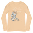 Lead By Example Haiku With Mountain Shrines on Unisex Long Sleeve T-Shirt