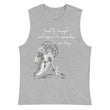 Lead By Example Haiku With Mountain Shrines on Men's Muscle Shirt