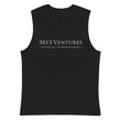 5813 Ventures Logo In Pearl on Men's Muscle Shirt