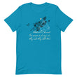 Always Win Now Haiku With Butterflies on Unisex Premium T-Shirt - L-XL