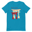 Descendants Need Ancestors Haiku With Pagoda on Unisex Premium T-Shirt - XL-2XL