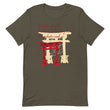 Descendants Need Ancestors Haiku With Pagoda on Unisex Premium T-Shirt - XS-S