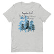 Remember Your Heritage Haiku With Trees on Unisex Premium T-Shirt - 2XL-4XL