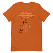 Walk With A Purpose Haiku With Dragonfly on Unisex Premium T-Shirt - 2XL-4XL