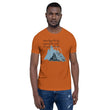 Dream Bigger Haiku With Mountains on Unisex Premium T-Shirt - XS-M