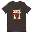 Descendants Need Ancestors Haiku With Pagoda on Unisex Premium T-Shirt - M-L