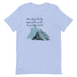 Dream Bigger Haiku With Mountains on Unisex Premium T-Shirt - XS-M