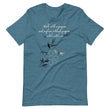 Walk With A Purpose Haiku With Dragonfly on Unisex Premium T-Shirt - XS-M