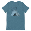 Dream Bigger Haiku With Mountains on Unisex Premium T-Shirt - XS-M