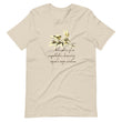 Sage Wisdom Haiku With Sparrow on Unisex Premium T-Shirt - XS-S