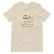 Sage Wisdom Haiku With Sparrow on Unisex Premium T-Shirt - M-L