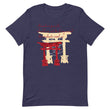 Descendants Need Ancestors Haiku With Pagoda on Unisex Premium T-Shirt - XS-S