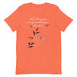 Walk With A Purpose Haiku With Dragonfly on Unisex Premium T-Shirt - 2XL-4XL