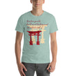 Descendants Need Ancestors Haiku With Pagoda on Unisex Premium T-Shirt - XL-2XL